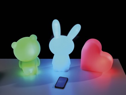 Big Ben Luminus Rabbit Speaker Bluetooth Rgb Ingressi Usb/Aux 23Cm