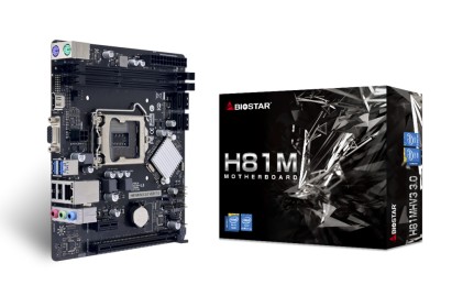 Biostar H81MHV3 3.0 H81 Intel H81 LGA 1150 (Socket H3) micro ATX