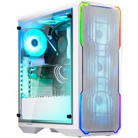 Case Midi BitFenix Enso Mesh RGB, Tempered Glass - White