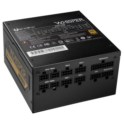 Alimentatore BitFenix Whisper M 80 Plus Gold, modular - 750 Watt