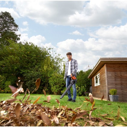 Black & Decker Spazzafoglie BEBLV300-QS soffiatore elettrico trituratore con soffiaggio fino a 315 Km/h 3KW