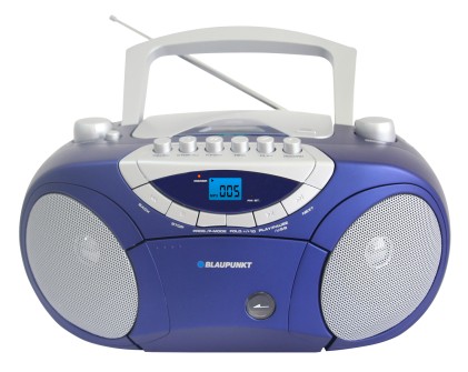 BLAUPUNKT BB15BL Boombox Blaupunkt BB15BL, AM-FM, cassette, CD/MP3/USB/AUX