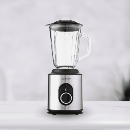 Blaupunkt BP4002 frullatore 1,5 L Frullatore da tavolo 1000 W Nero, Acciaio inox, Trasparente