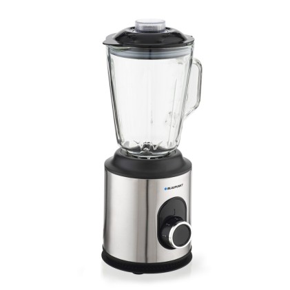 Blaupunkt BP4002 frullatore 1,5 L Frullatore da tavolo 1000 W Nero, Acciaio inox, Trasparente
