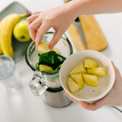 Blaupunkt BP4002 frullatore 1,5 L Frullatore da tavolo 1000 W Nero, Acciaio inox, Trasparente