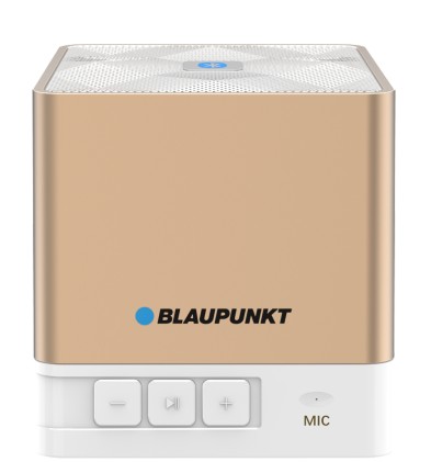 BLAUPUNKT BT02GOLD Blaupunkt Portable bluetooth speaker BT02GOLD, FM PLL SD/USB/AUX, gold