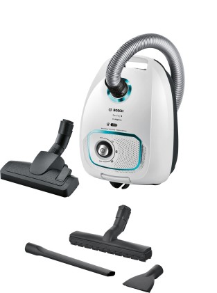 Aspirapolvere Traino Bosch Serie 4 Prohygienic Bianco Bgbs4Hyg1