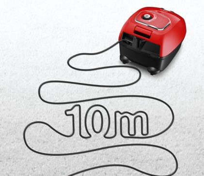 Aspirapolvere Traino Bosch Serie 4 Proanimal Rosso Bgls4Pet2