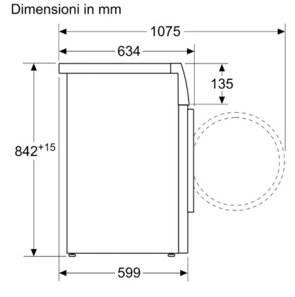 Asciugabiancheria Bosch Serie 4 Wth85V08It