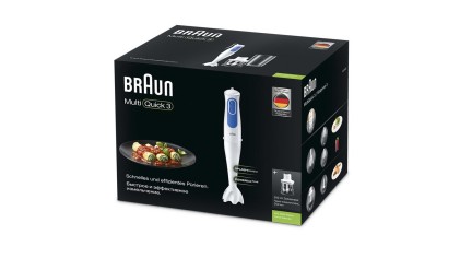 Frullatore Immersione Braun Multiquick 3 Mq3020Wh Pesto Bianco - Blu 7