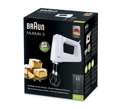 Sbattitore Braun 0X22211006 Multimix 3 Hm 3000 Wh Bianco
