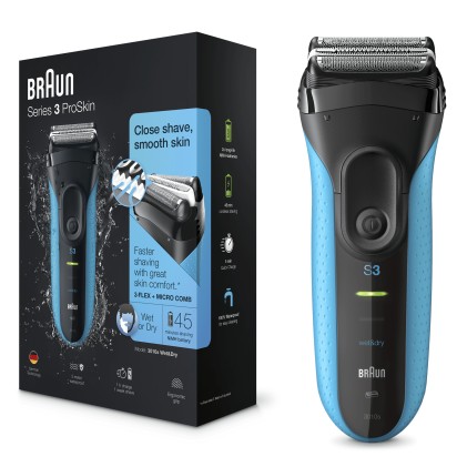 Rasoio Elettrico Braun Series 3 ProSkin 3010s Wet&Dry black/blu