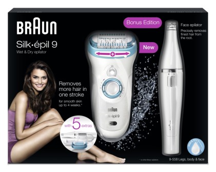 Epilatore BRAUN Silk-epil 9558 wet&dry   [wh/bu]