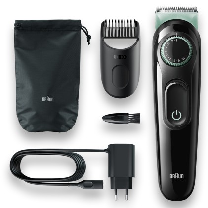 Regolabarba Braun Bt3323 Beardtrimmer 3 Black E Green