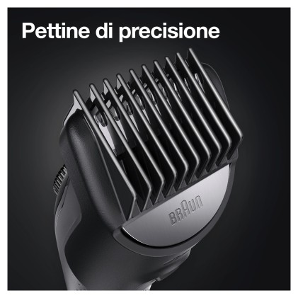 Regolabarba Braun Bt7320 Beardtrimmer 7 Autosense Argento Metallizzato