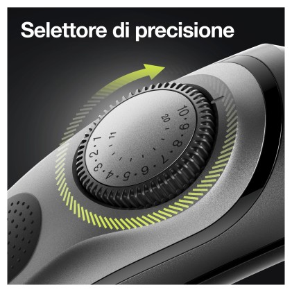 Regolabarba Braun Bt7320 Beardtrimmer 7 Autosense Argento Metallizzato