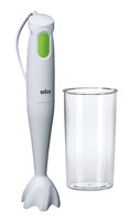 Frullatore ad immersione Braun MQ100CURRY 0.6L Green/White 450W
