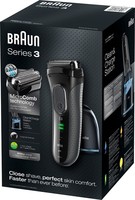 Rasoio BRAUN Series 3 3050 CC black + CCR2