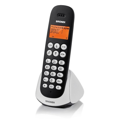 Brondi Telefono Cordless Adara Nero/Bianco