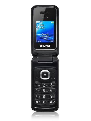 Cellulare Brondi Fox Clamshell Ds 2,4" A Colori/Micro Sd/Bluetooth