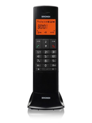 Telefono Cordless Brondi Lemure Sveglia/Rubrica/Id Chiamante