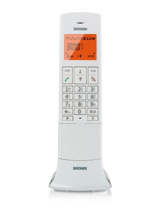 Telefono Cordless Brondi Lemure Bianco