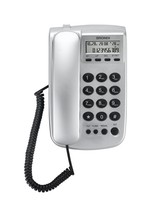 Brondi Telefono Office Silver Id Chiamate Vivavoce Display Colore Silver