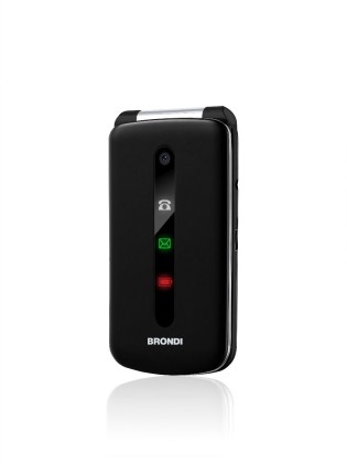 Cellulare Brondi President Nero 3 Colori /Bluetooth/Flip Attivo