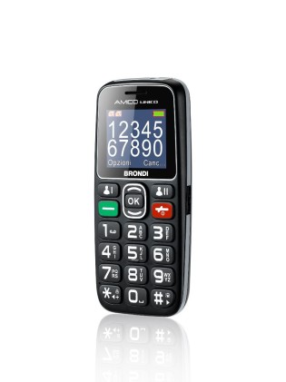 Brondi Cellulare Amico Unico Dual Sim 1,8 32M+32M Nero