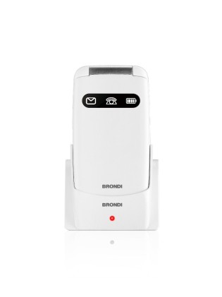 Cellulare Brondi 10277001 Amico Favoloso Dual Sim Bianco