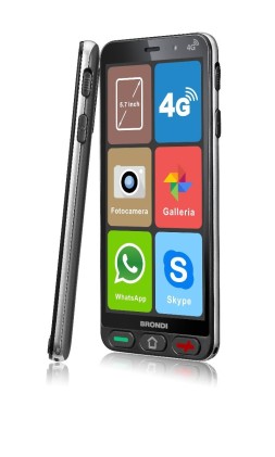 Brondi Amico Smartphone S 4G 1Gb Ram +8Gb Dual Sim Nero