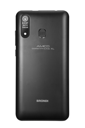 Brondi Amico Smartphone Xl 6" 2Gb 16Gb Dual Sim 4G Andorid 11 Go Nero