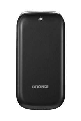 Brondi Cellulare Stone+ Clamshell Dual Sim 2,4" Gsm Quadri Band Nero