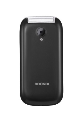 Brondi Cellulare Stone+ Clamshell Dual Sim 2,4" Gsm Quadri Band Nero