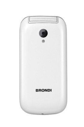 Brondi Cellulare Stone+ Clamshell Dual Sim 2,4&#34; Gsm Quadri Band Bianco