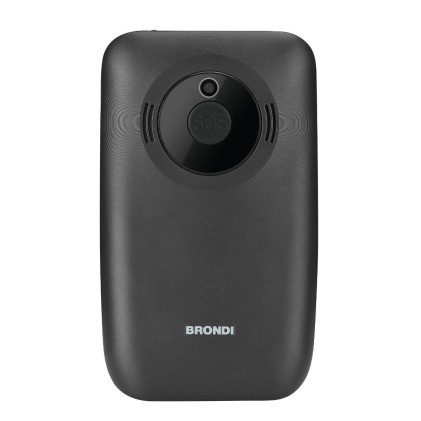 Brondi Cellulare Amico Stiloso Nero Con Cover Inclusa Nella Confezione