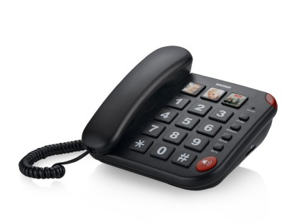 Telefono Fisso Brondi Bravo 15 Nero