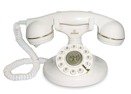 Telefono Fisso Brondi Vintage10White Vintage 10 Bianco