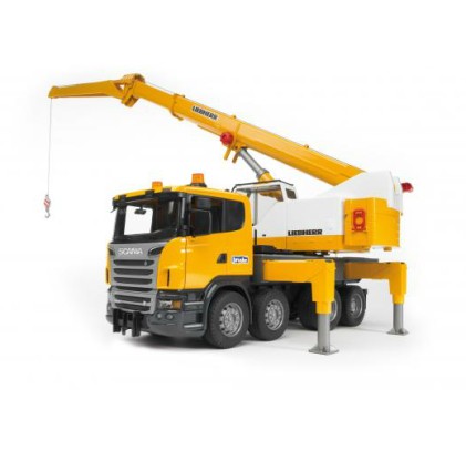 Modello Camion Gru BRUDER Scania R-Serie