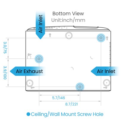 Proiettore Benq Tk710 Laser 3200Al Hdmi/Usb Laser 4K Rec709