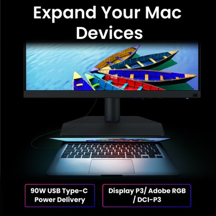 Mon 24.1 Ips Dp 1Xhdmi 2560X1600 Benq Sw242U Reg Altezza Pivot Usbc9