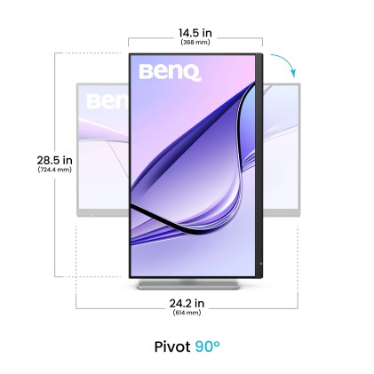 Mon 27 Ips Designed For Mac Mm Benq Ma270S 5K Uhd Usbc Hdmi Pivot