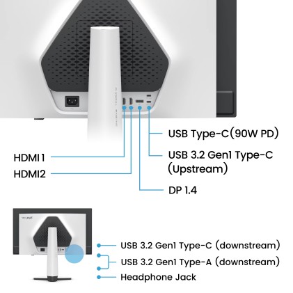 Mon 27Oled Mobiuz Uhd 260Hz 1Ms Benq Ex271Uz Reg Alt. Hdmi Dp Usbc