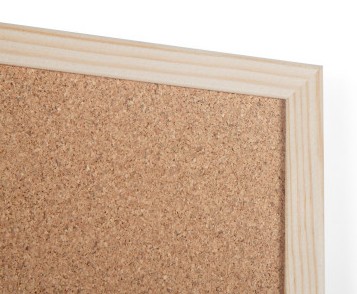 Bi-Office MC030012010 bacheca per annunci Bacheca fissa Pino Sughero, Legno