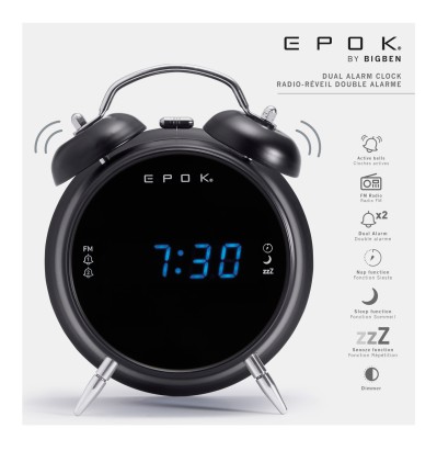 Bigben Interactive RR90EPOKN radio Orologio Nero