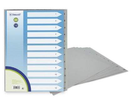 Bismark 323648 divisore Grigio 12 pz