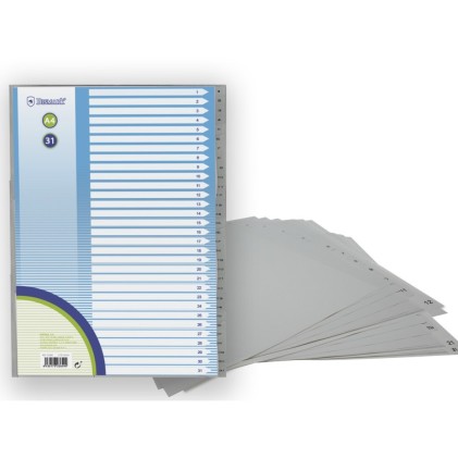 Bismark 323649 divisore Grigio 31 pz