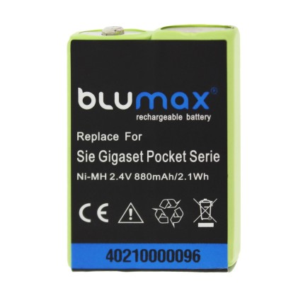 Batteria per Siem. Gigaset Pocket Serie 2,4V 880mAh Ni-MH