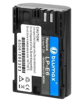 Batteria Canon LP-E6 Black wireless 1700mAh 7,2V