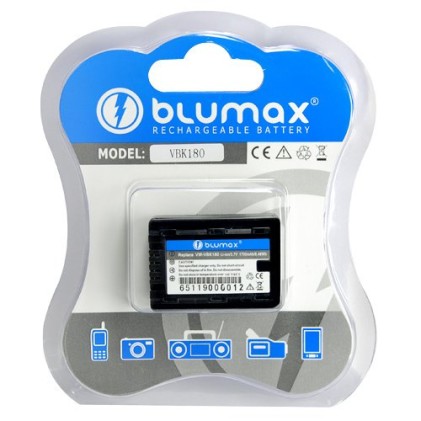 Batteria Panasonic VW-VBK180 1750mAh Li-lon